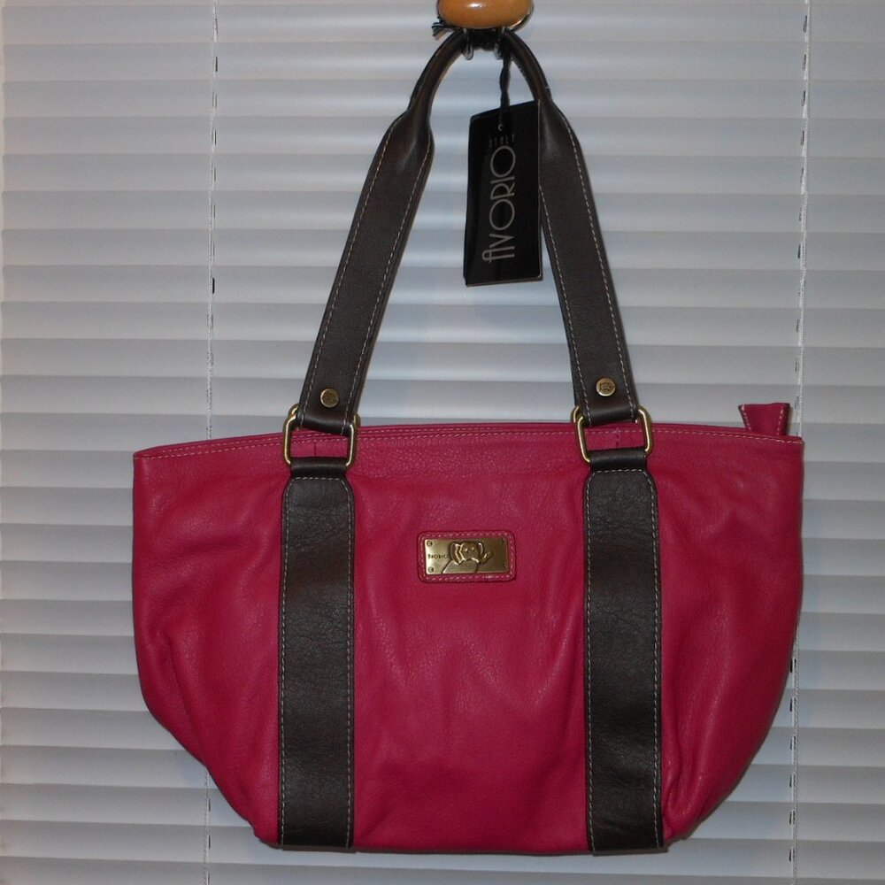 new Avorio made in Italy leather hand bag